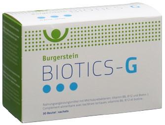 BURGERSTEIN Biotics-G Plv Btl 30 Stk
