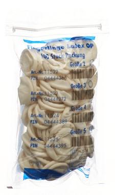 DR. JUNGHANS Fingerlinge Latex Gr5 puderfr 100 Stk