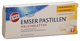 EMSER Pastillen zuckerfrei ohne Menthol 30 Stk