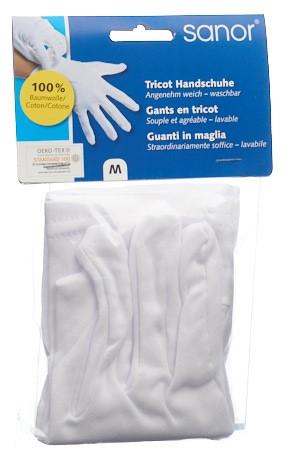 SANOR Tricot Handschuhe M 1 Paar