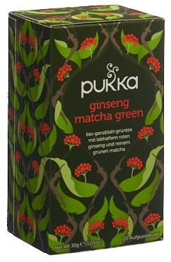 PUKKA Ginseng Matcha Green Tee Bio Btl 20 Stk