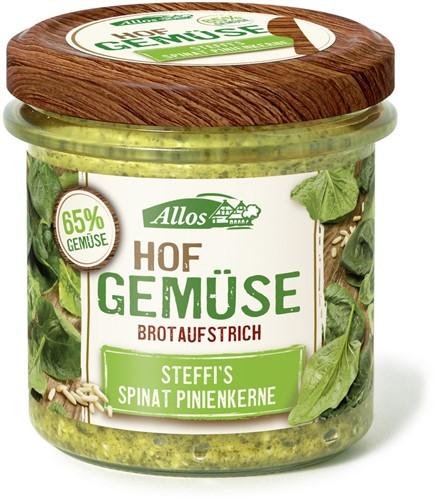 ALLOS Brotaufstrich Spinat-Pinienkerne Bio 135 g