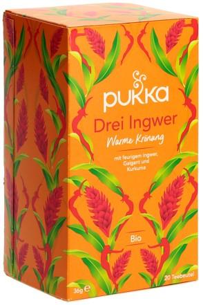 PUKKA Drei Ingwer Tee Bio Btl 20 Stk