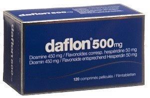 DAFLON Filmtabl 500 mg 120 Stk