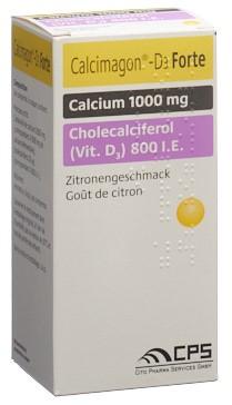 CALCIMAGON D3 Forte Kautabl zitron 90 Stk