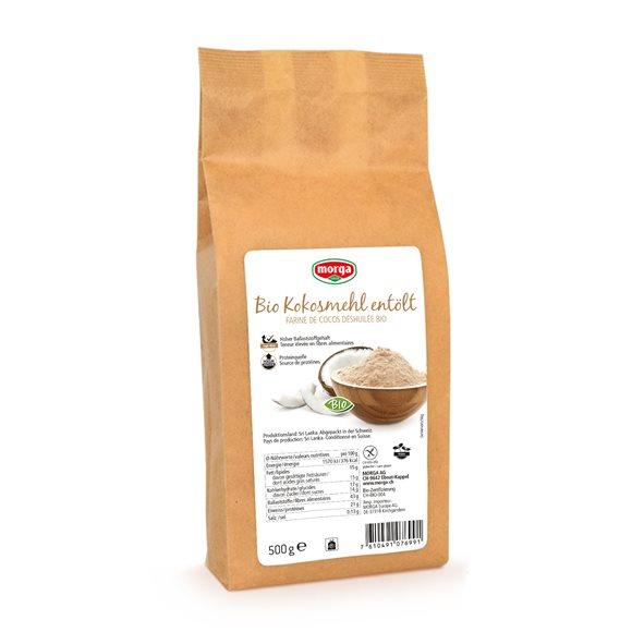 MORGA Kokosmehl entölt glutenfrei Bio 500 g