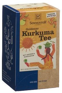 SONNENTOR goldener Kurkuma Tee Btl 18 Stk