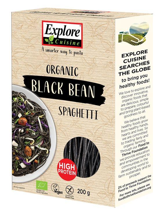 EXPLORE CUISINE Spaghetti Schwarz Bohnen Bio 200 g