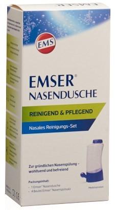 EMSER Nasendusche + 4 Btl Nasenspülsalz