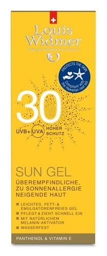 WIDMER Sun Gel 30 Parf 100 ml