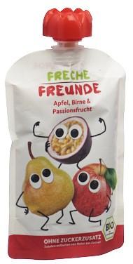 FRECHE FREUNDE Quetschmus Apf Birne&Passion 200 ml