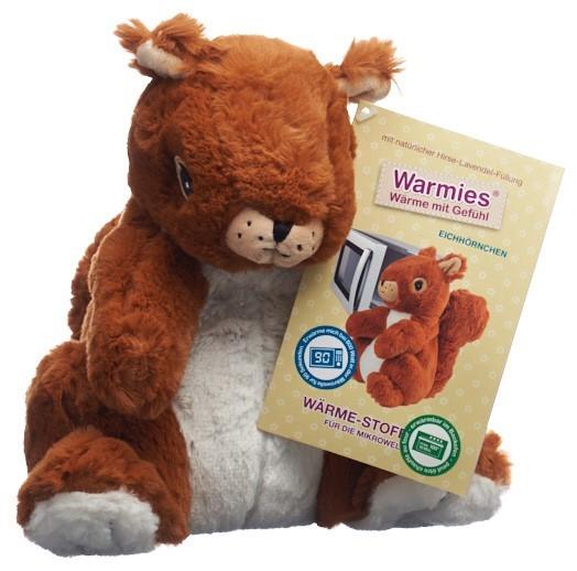 WARMIES Wärme-Stofftier Eichhörnchen