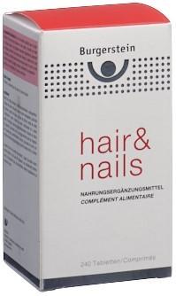 BURGERSTEIN Hair & Nails Tabl 240 Stk