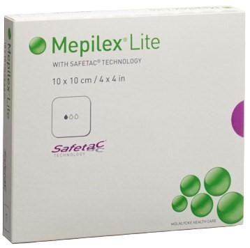MEPILEX (PI-GAX) Lite Absor Verb 10x10cm Sil 5 Stk