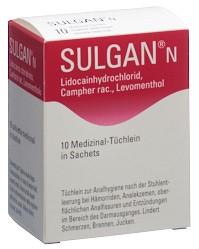 SULGAN-N Medizinal-Tüchlein in Sachets 10 Stk