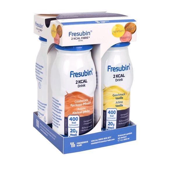 FRESUBIN 2 kcal/Fibre DRINK assortiert 4 Fl 200 ml