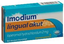 IMODIUM lingual akut Schmelztabl 2 mg 12 Stk