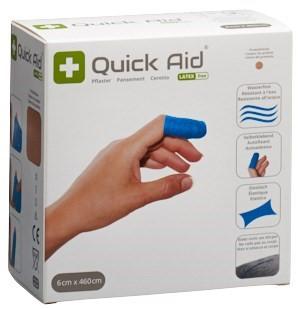 QUICK AID Pflaster 6x460cm Latexfrei hautfarbig