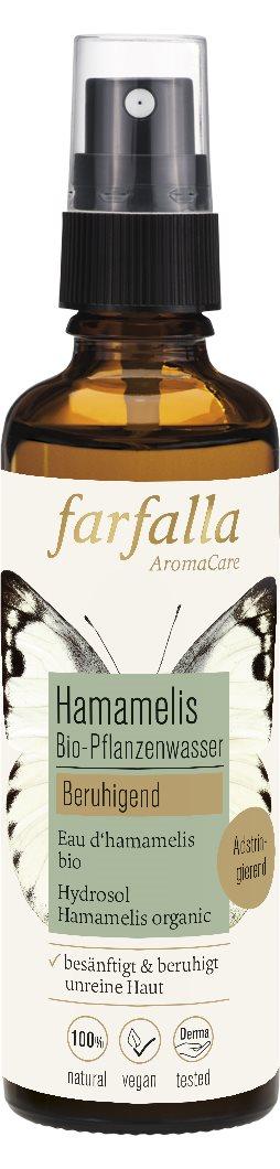 FARFALLA Bio-Pflanzenwasser Hamamelis Spr 75 ml