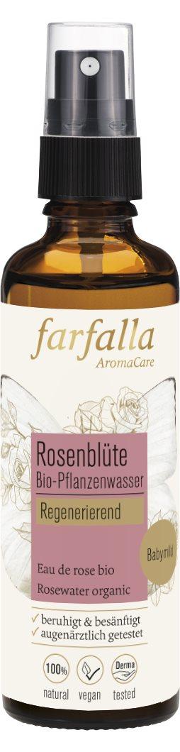 FARFALLA Bio-Pflanzenwasser Rosenblüte Spr 75 ml