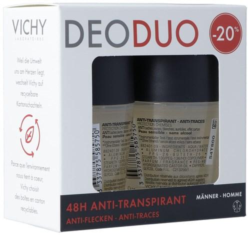 VICHY Homme Deo Anti-Fleck Roll on -20% 2 x 50 ml