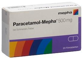 PARACETAMOL Mepha Lactab 500 mg 20 Stk