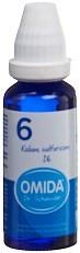 OMIDA SCHÜSSLER No6 Kal sulf Dil D 6 Fl 30 ml