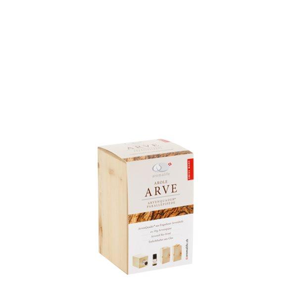 AROMALIFE ARVE ArvenQuader mit äth Öl Arve 10ml