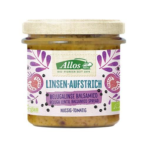 ALLOS Linsen Aufstrich Beluga Balsa Bio 140 g