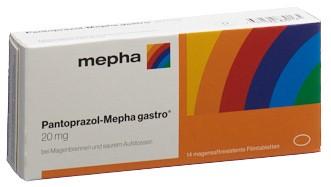 PANTOPRAZOL Mepha gastro Filmtabl 20 mg 14 Stk
