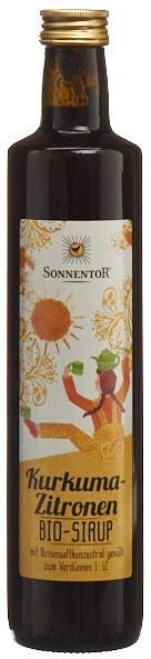 SONNENTOR Kurkuma-Zitronen Sirup Glasfl 500 ml
