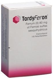 TARDYFERON Ret Tabl 80 mg 100 Stk