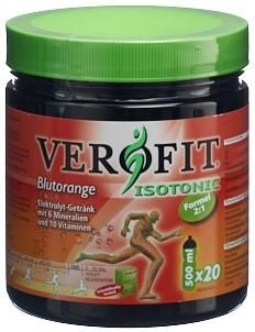 VEROFIT ISOTONIC Plv Blutorange Ds 600 g