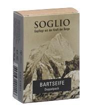 SOGLIO Bartseife ohne Dose 45 g