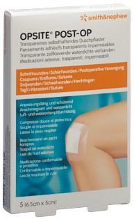 OPSITE POST OP Folienverb 6.5x5cm ster Btl 5 Stk
