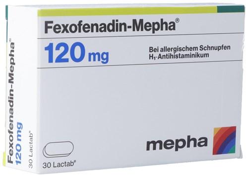 FEXOFENADIN Mepha Filmtabl 120 mg 30 Stk