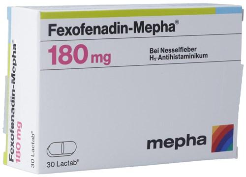 FEXOFENADIN Mepha Filmtabl 180 mg 30 Stk