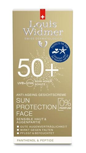 WIDMER Sun Protection Face 50 Unparf 50 ml