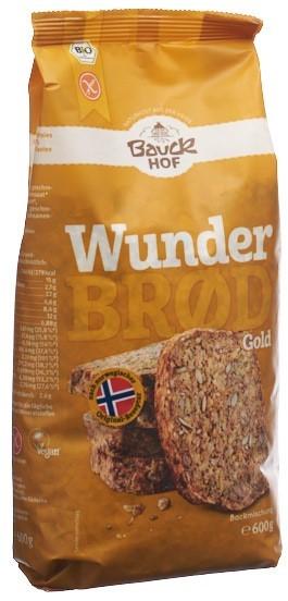 BAUCKHOF Wunderbrot Gold m Kurkuma glutenfr 600 g