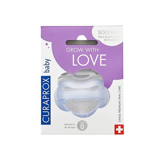 CURAPROX baby Schnuller Gr0 hellblau single