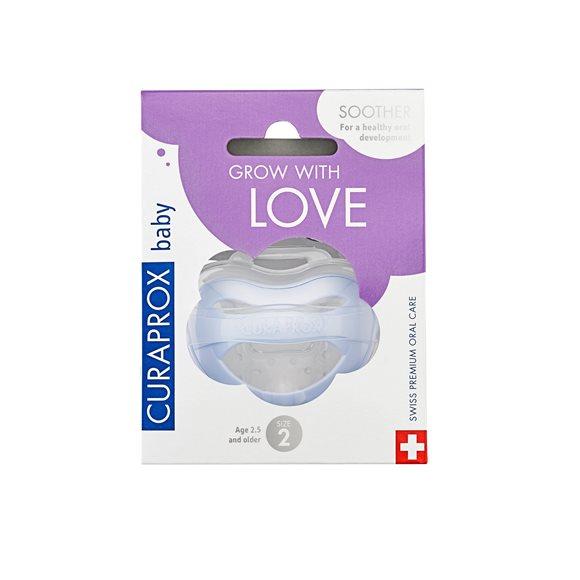 CURAPROX baby Schnuller Gr2 hellblau single