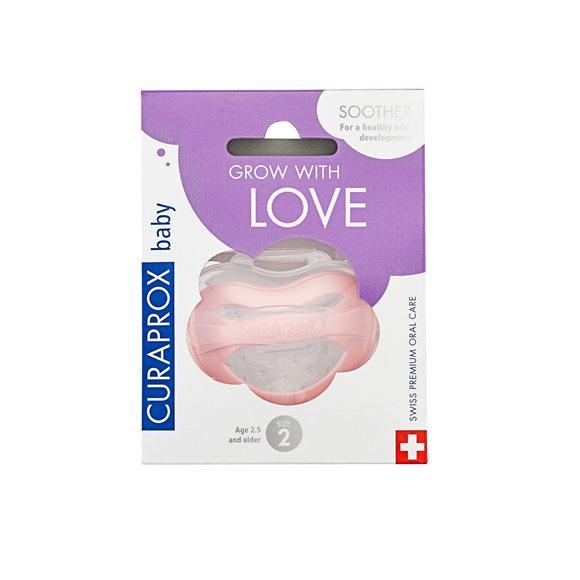 CURAPROX baby Schnuller Gr2 pink single