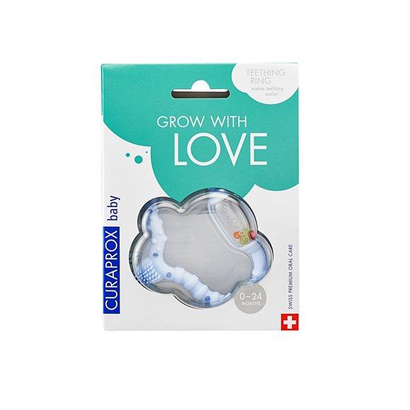 CURAPROX Baby Beissring blau (neu)
