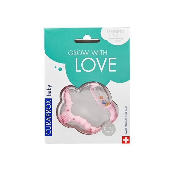 CURAPROX Baby Beissring rosa (neu)