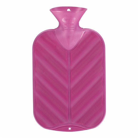 FASHY Wärmflasche 2l Halblamelle Fuchsia