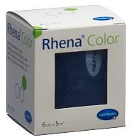 RHENA Color Elastische Binden 6cmx5m blau