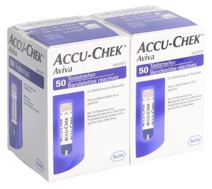 ACCU-CHEK (PI-GAX) Aviva Teststreifen 2 x 50 Stk