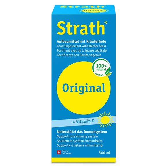 STRATH Original liq Aufbaumittel mit Vit D 500 ml