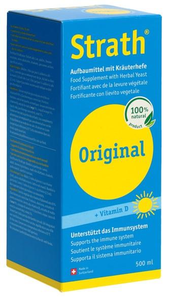 STRATH Original liq Aufbaumittel mit Vit D 500 ml