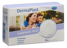 DERMAPLAST Compress Plus 5x7.5cm 15 Stk